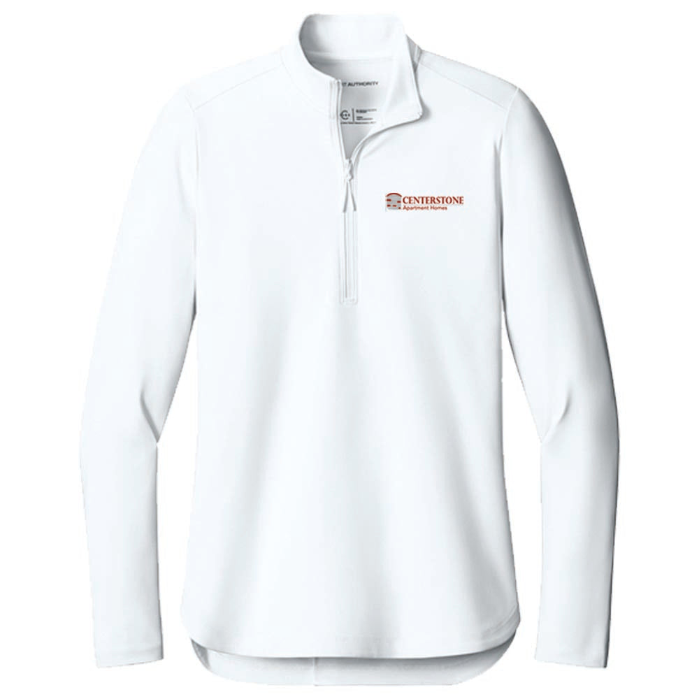 Engage Management Port Authority® Women's C-FREE® Double Knit 1/4-Zip