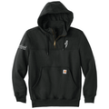Plains Gold Carhartt® Rain Defender® Paxton Heavyweight Hooded Zip Mock Sweatshirt