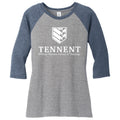 William Tennent District® Women’s Perfect Tri ® 3/4-Sleeve Raglan