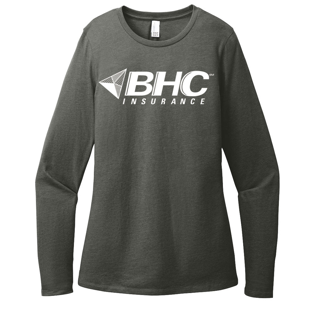 BHC Insurance Ladies' Perfect Blend CVC Long Sleeve Tee