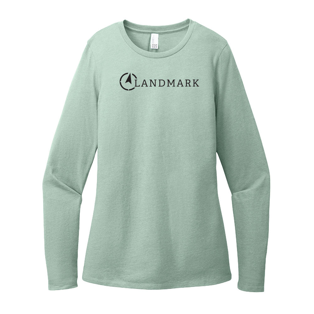 Landmark District® Women’s Perfect Blend® CVC Long Sleeve Tee