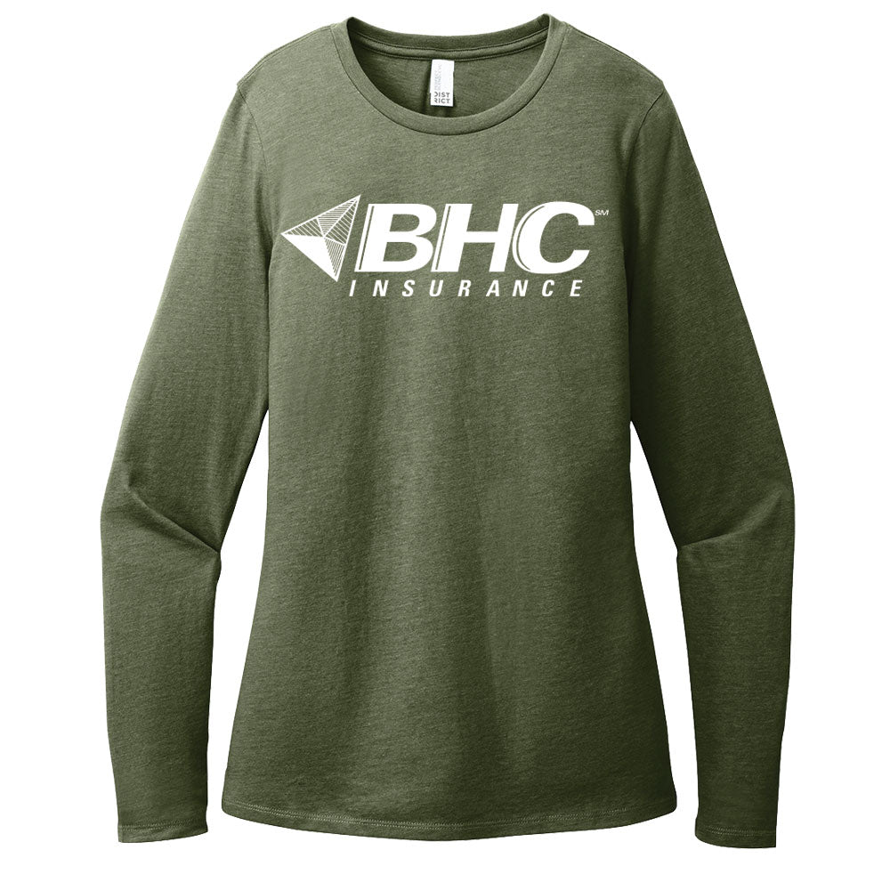 BHC Insurance Ladies' Perfect Blend CVC Long Sleeve Tee