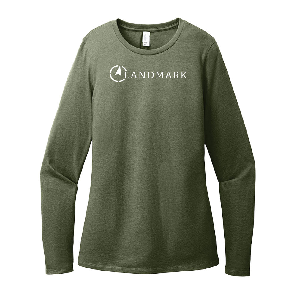 Landmark District® Women’s Perfect Blend® CVC Long Sleeve Tee