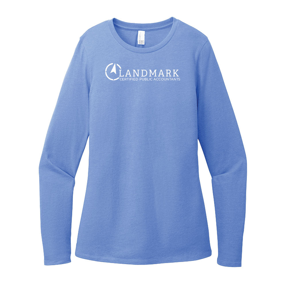 Landmark District® Women’s Perfect Blend® CVC Long Sleeve Tee
