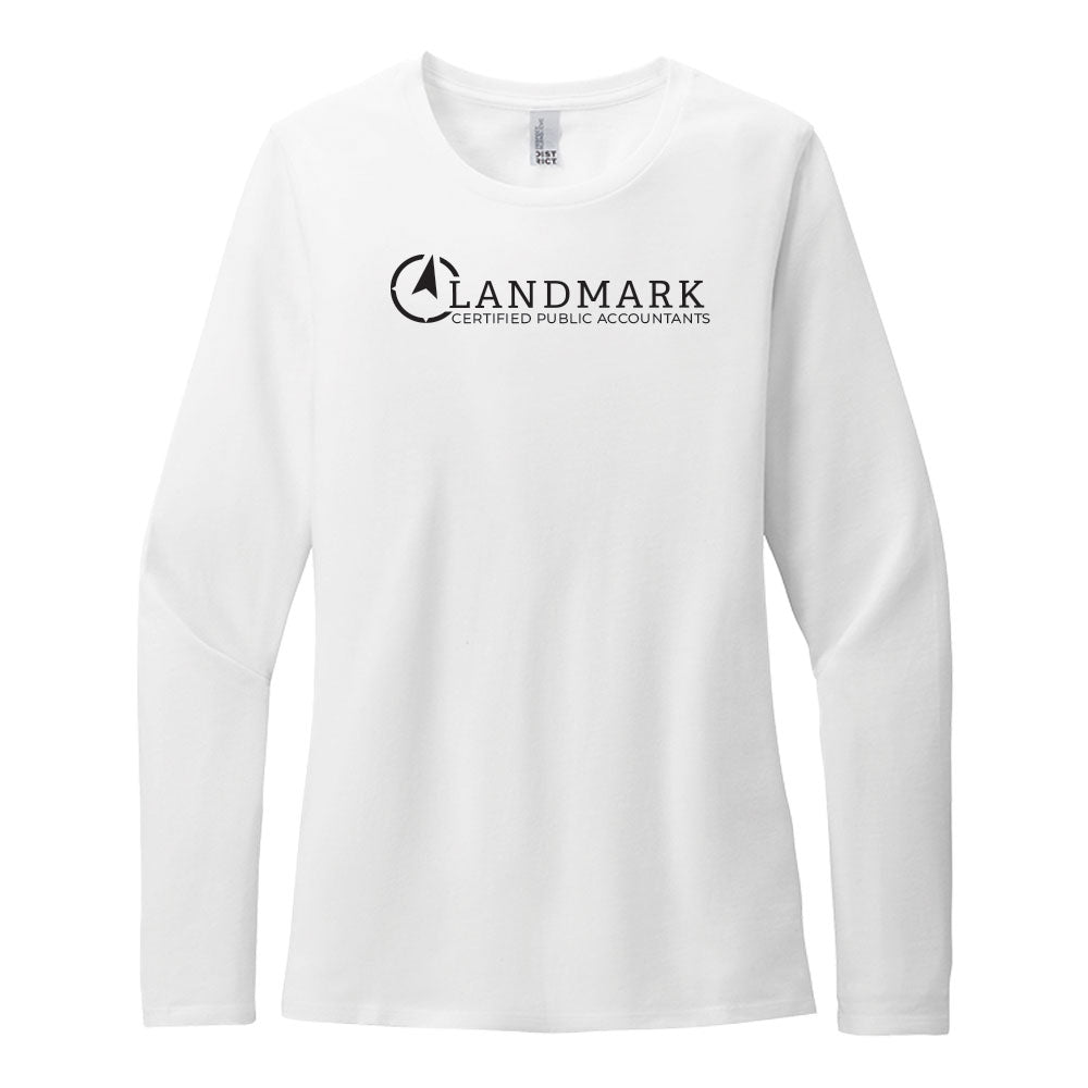 Landmark District® Women’s Perfect Blend® CVC Long Sleeve Tee