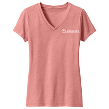 Load image into Gallery viewer, Landmark Ladies' Perfect Blend CVC V-Neck Tee
