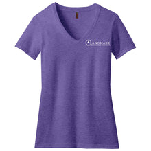 Load image into Gallery viewer, Landmark Ladies' Perfect Blend CVC V-Neck Tee
