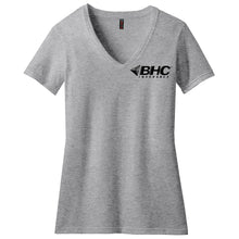 Load image into Gallery viewer, BHC Insurance Ladies' Perfect Blend CVC V-Neck Tee
