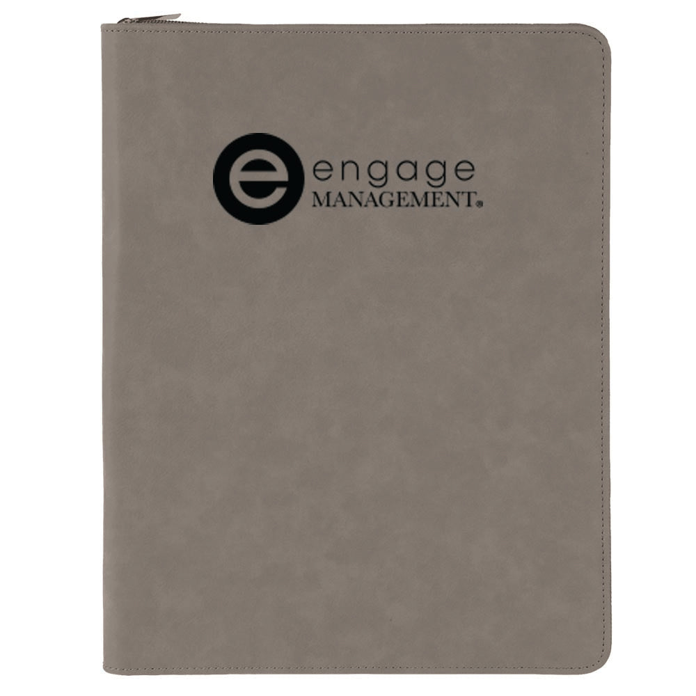 Engage Management Zipper Portfolio with Notepad