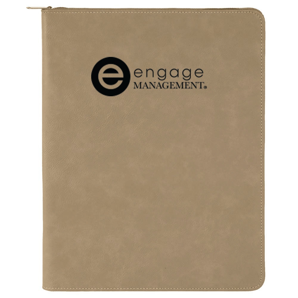 Engage Management Zipper Portfolio with Notepad