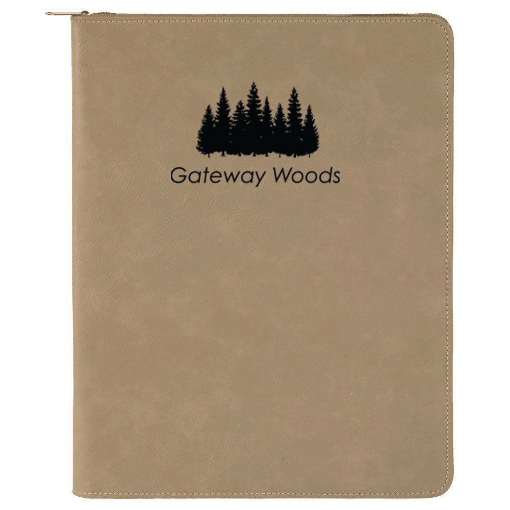 Engage Management Zipper Portfolio with Notepad