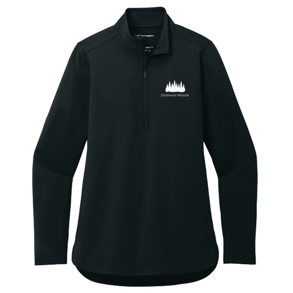 Engage Management Port Authority® Women's C-FREE® Double Knit 1/4-Zip
