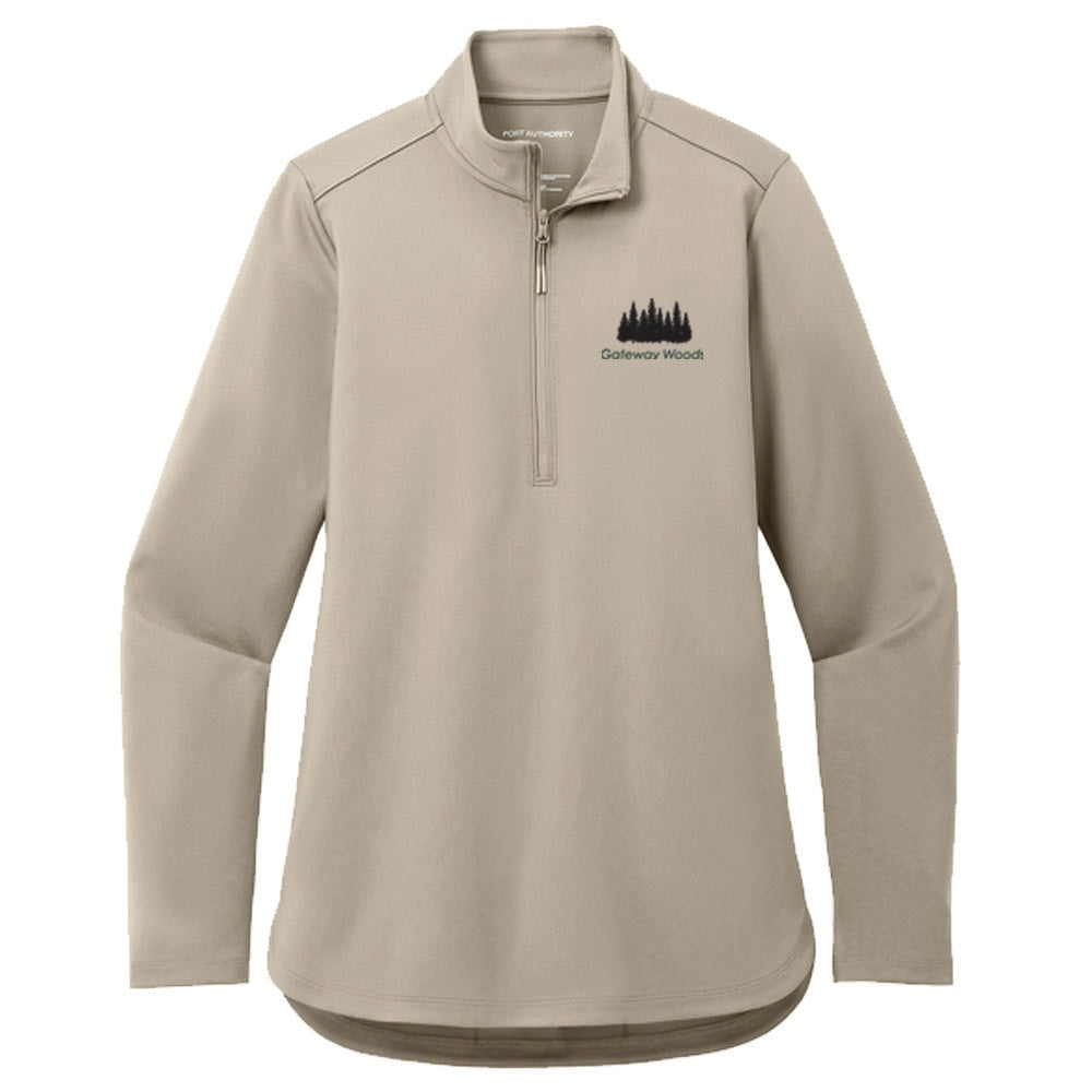 Engage Management Port Authority® Women's C-FREE® Double Knit 1/4-Zip