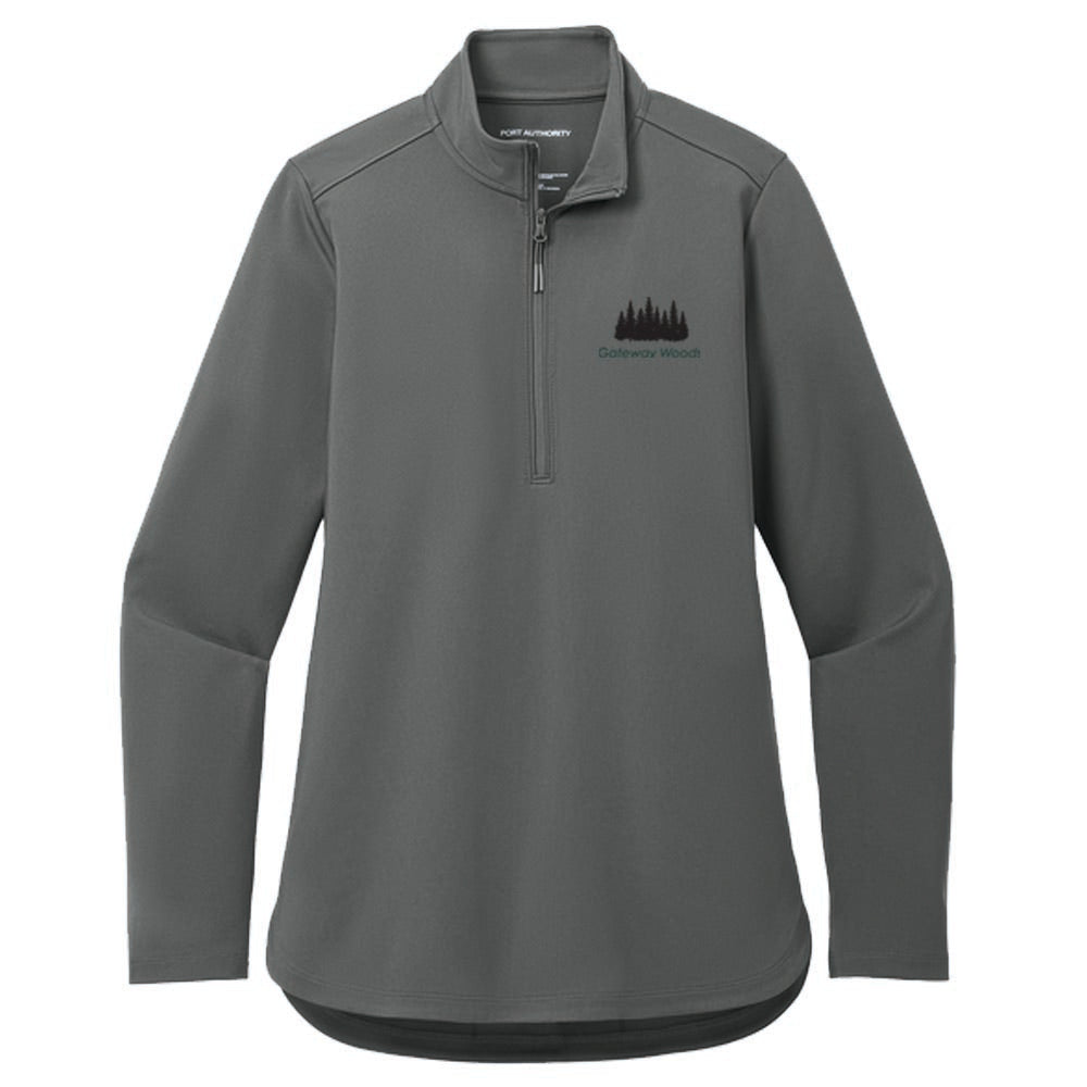 Engage Management Port Authority® Women's C-FREE® Double Knit 1/4-Zip
