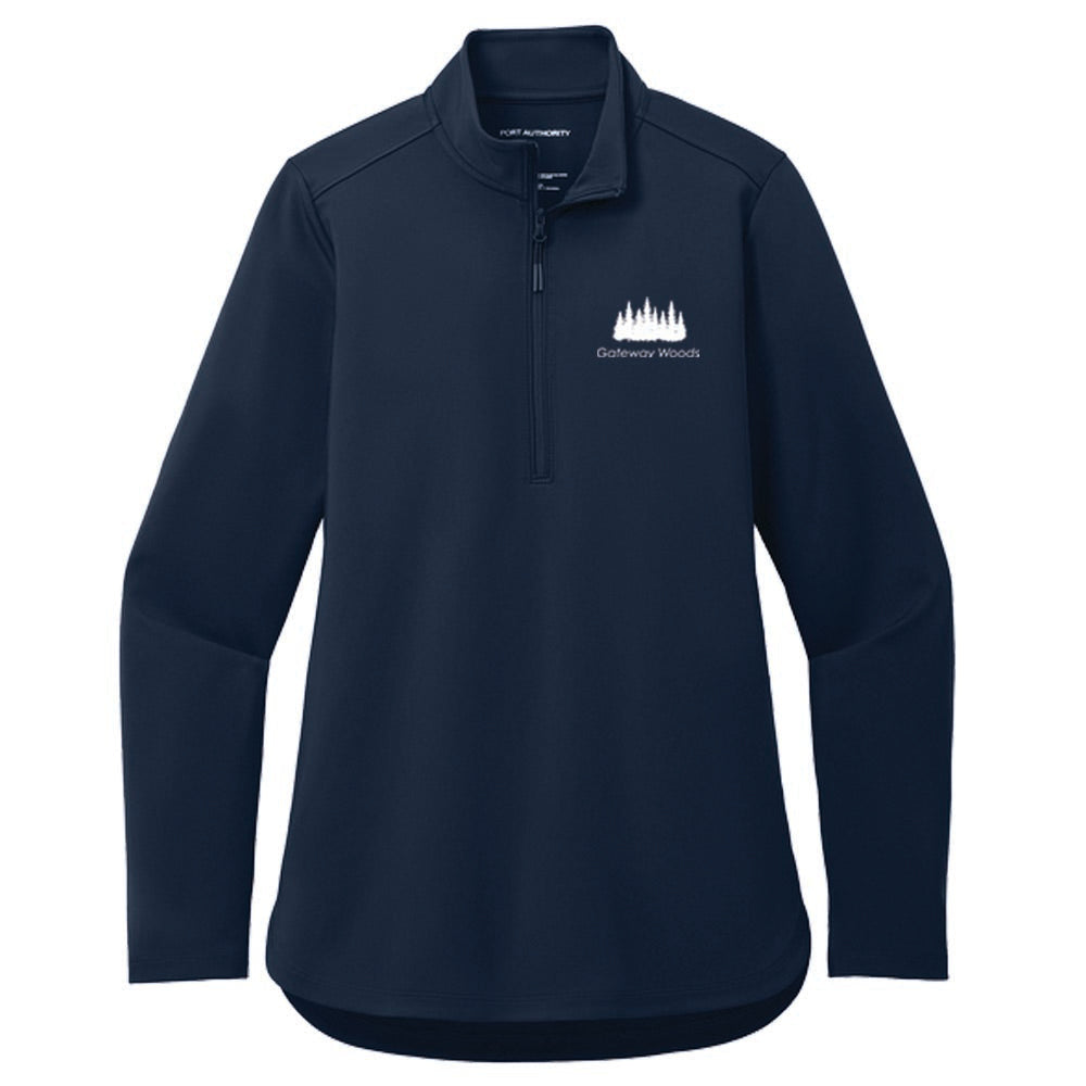 Engage Management Port Authority® Women's C-FREE® Double Knit 1/4-Zip