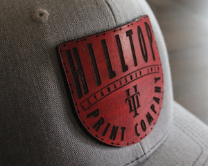 Genuine, thick-cut leather. Custom dyed and hand sewn.