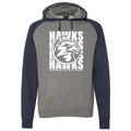 Severance MS Youth & Adult Raglan Hooded Sweatshirt (Hawks Logo)