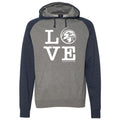 Severance MS Youth & Adult Raglan Hooded Sweatshirt (LOVE Logo)