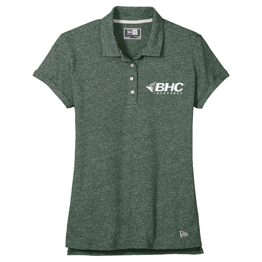 BHC Insurance New Era® Women's Slub Twist Polo