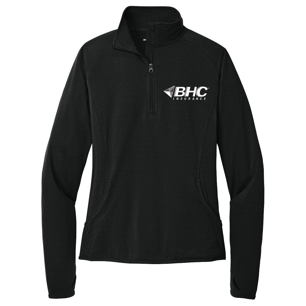BHC Insurance Ladies' Sport-Wick® Stretch 1/4-Zip Pullover
