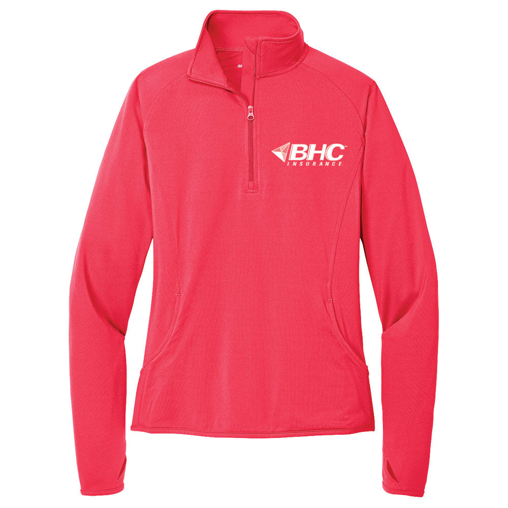 BHC Insurance Ladies' Sport-Wick® Stretch 1/4-Zip Pullover