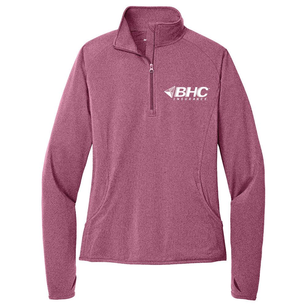 BHC Insurance Ladies' Sport-Wick® Stretch 1/4-Zip Pullover