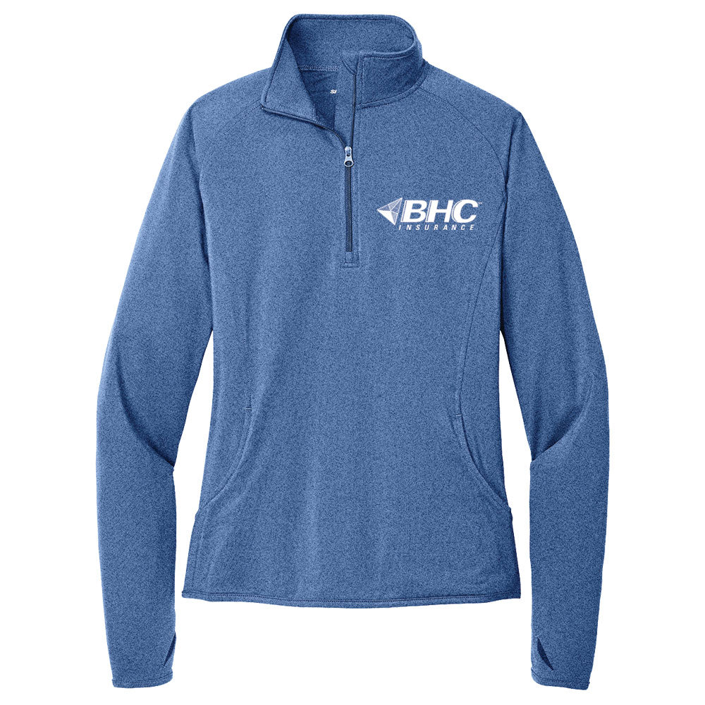 BHC Insurance Ladies' Sport-Wick® Stretch 1/4-Zip Pullover