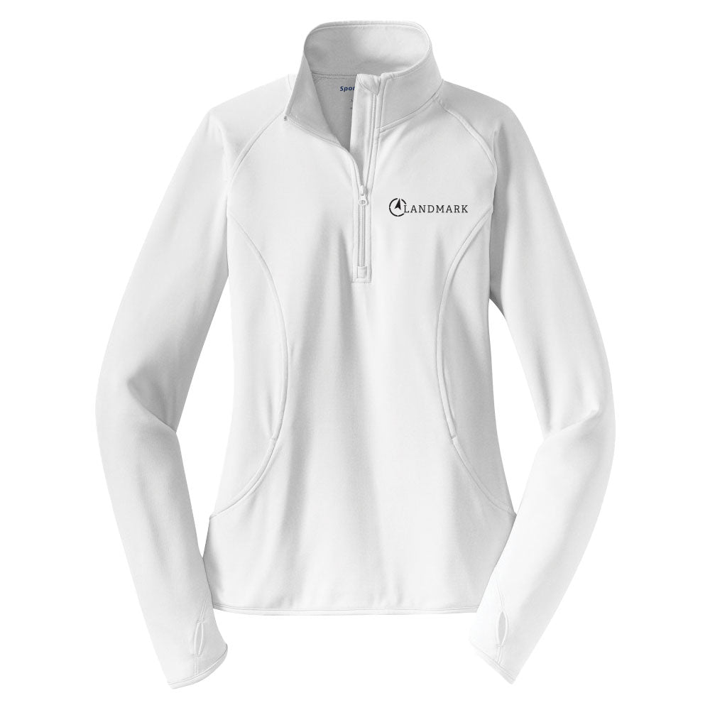 Landmark Sport-Tek® Women's Sport-Wick® Stretch 1/4-Zip Pullover