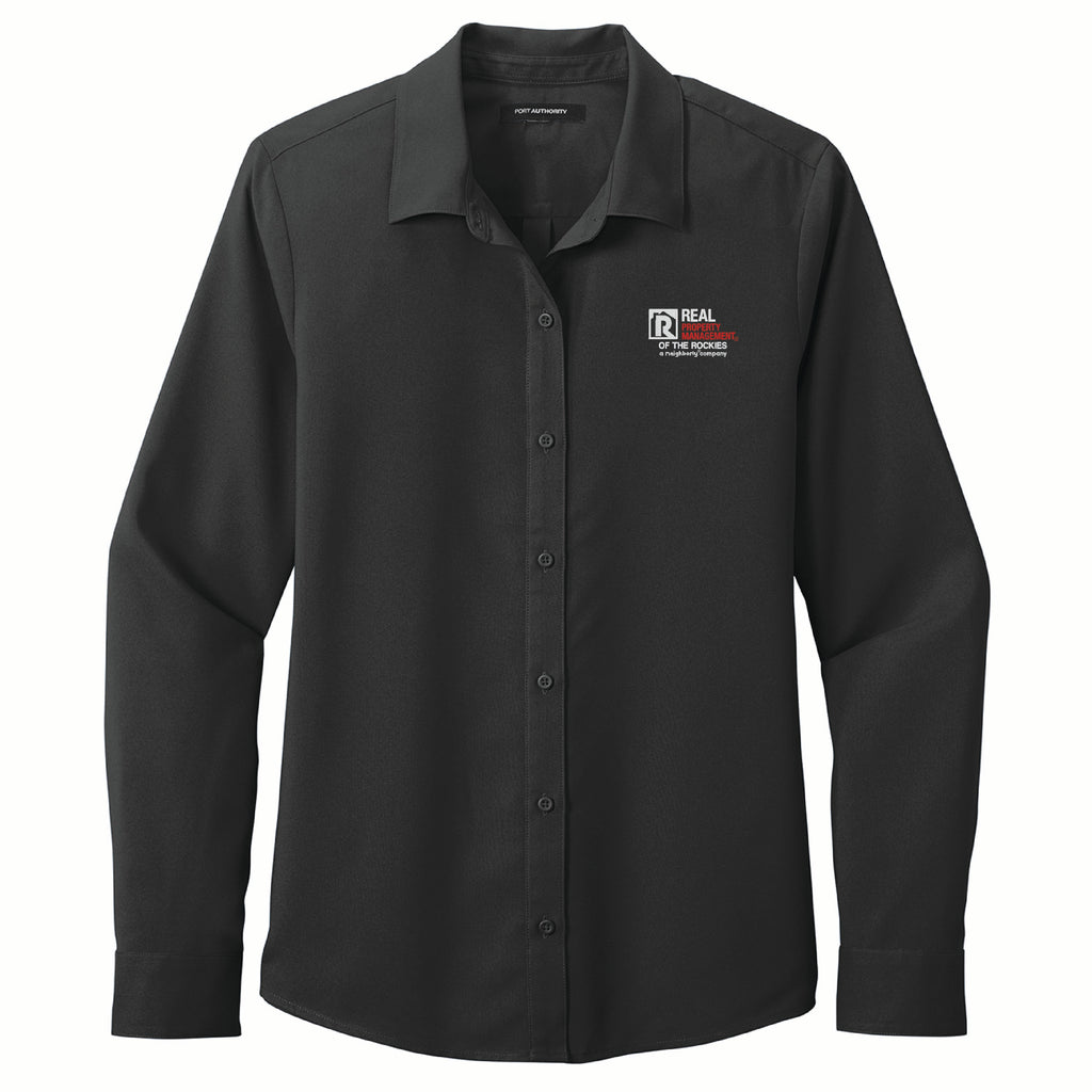 RPM Port Authority® Women's Long Sleeve Performance Staff Shirt
