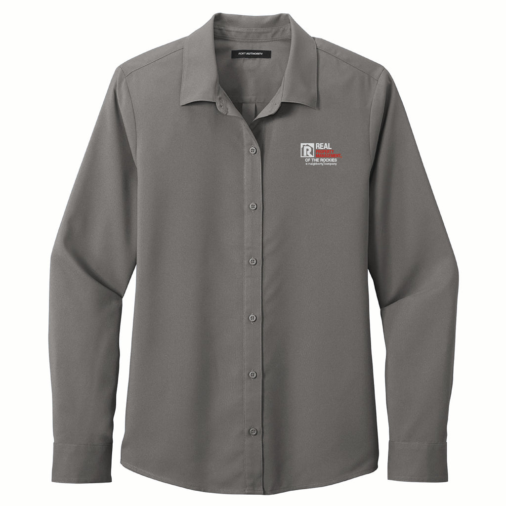 RPM Port Authority® Women's Long Sleeve Performance Staff Shirt