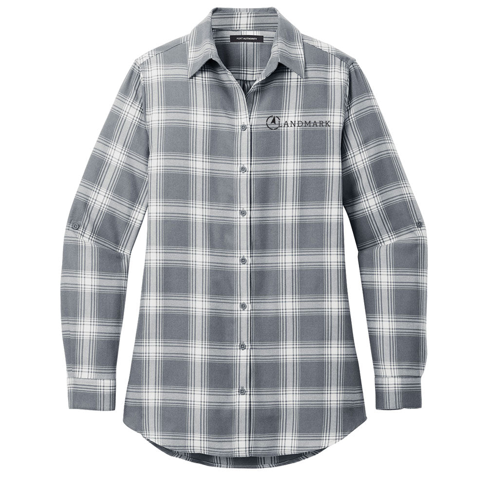 Landmark Port Authority® Women's Plaid Flannel Tunic