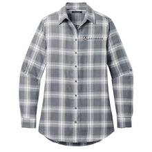Load image into Gallery viewer, Landmark Ladies' Plaid Flannel Shirt
