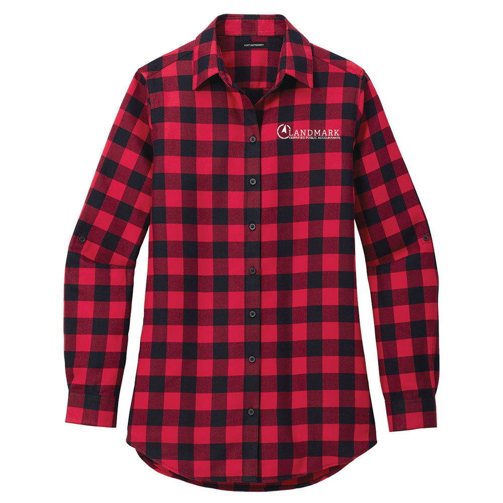 Landmark Port Authority® Women's Plaid Flannel Tunic