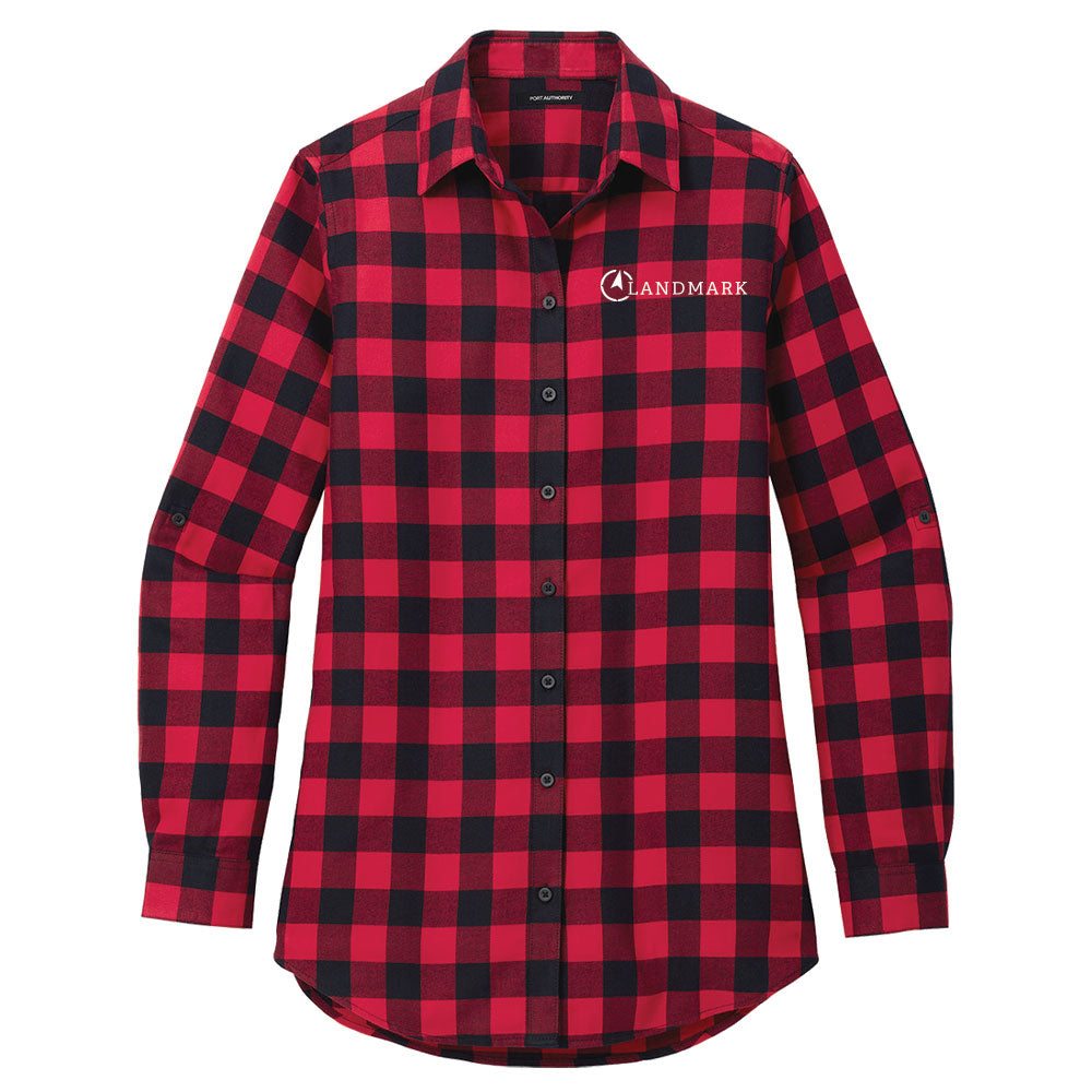 Landmark Port Authority® Women's Plaid Flannel Tunic