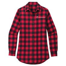 Load image into Gallery viewer, Landmark Ladies' Plaid Flannel Shirt
