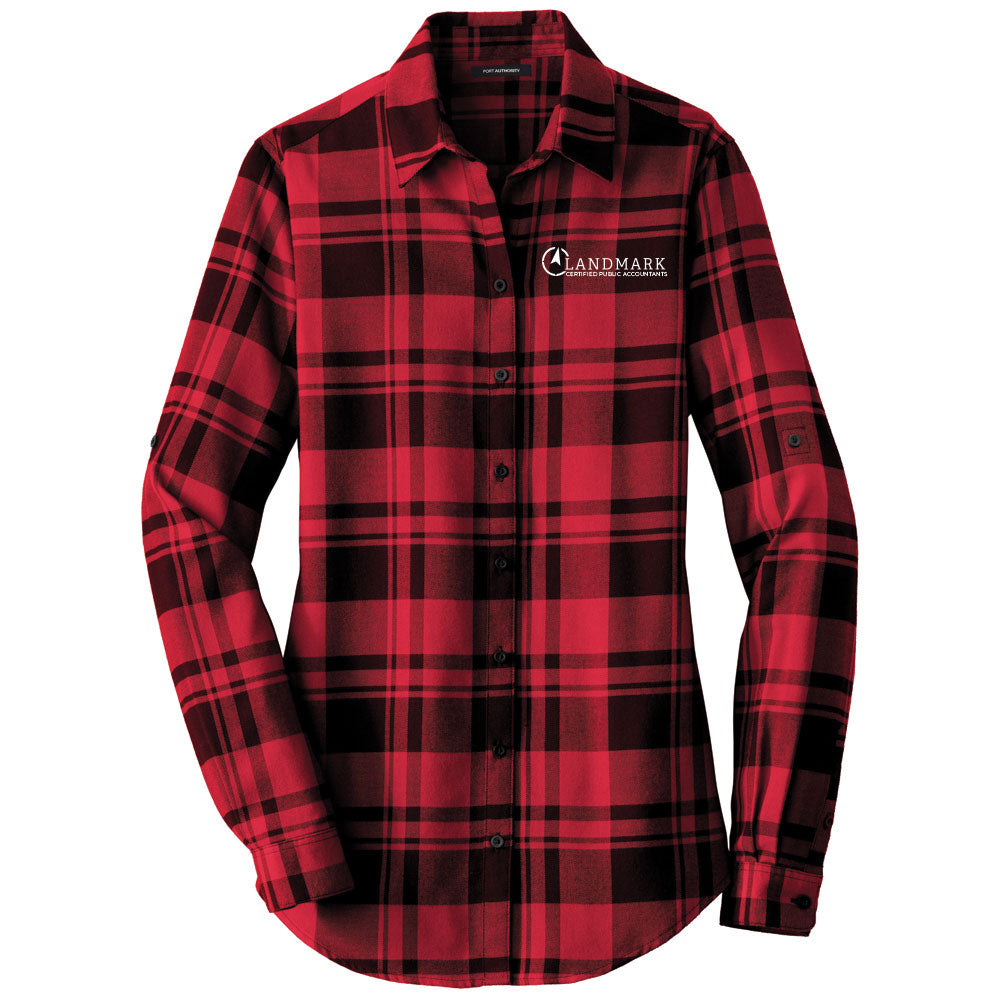 Landmark Port Authority® Women's Plaid Flannel Tunic