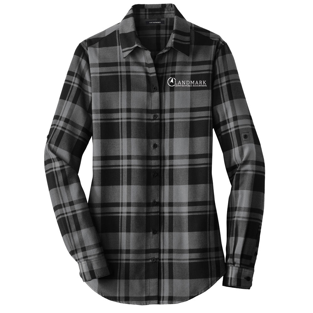 Landmark Port Authority® Women's Plaid Flannel Tunic