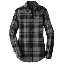 Load image into Gallery viewer, Landmark Ladies' Plaid Flannel Shirt
