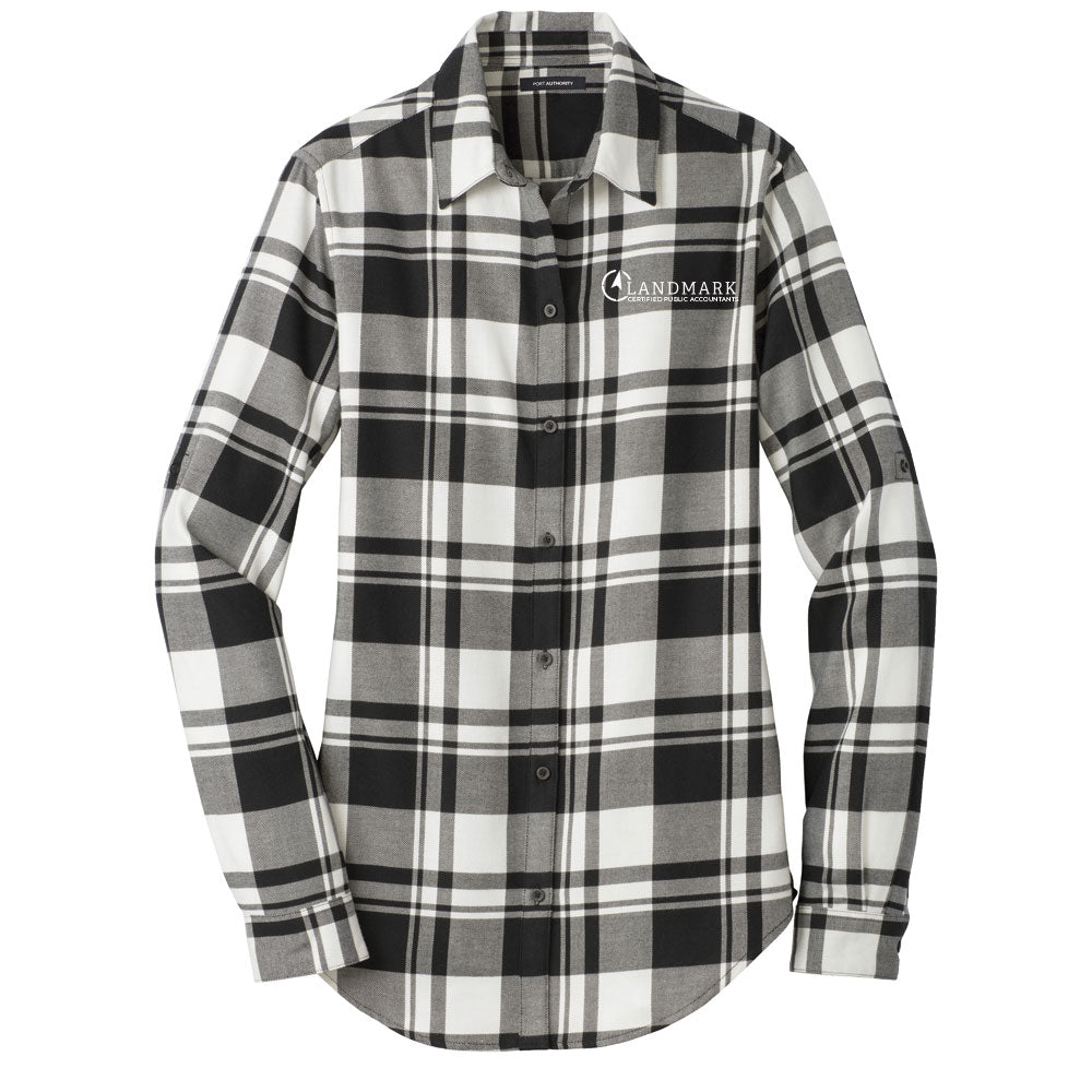 Landmark Port Authority® Women's Plaid Flannel Tunic