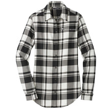 Load image into Gallery viewer, Landmark Ladies' Plaid Flannel Shirt
