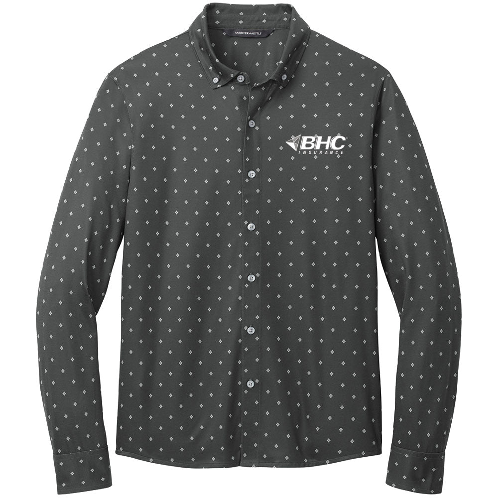 BHC Insurance Men's Stretch Jersey Long Sleeve Shirt