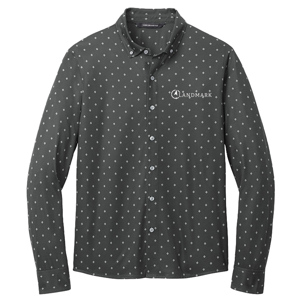 Landmark Mercer+Mettle® Men's Stretch Jersey Long Sleeve Shirt