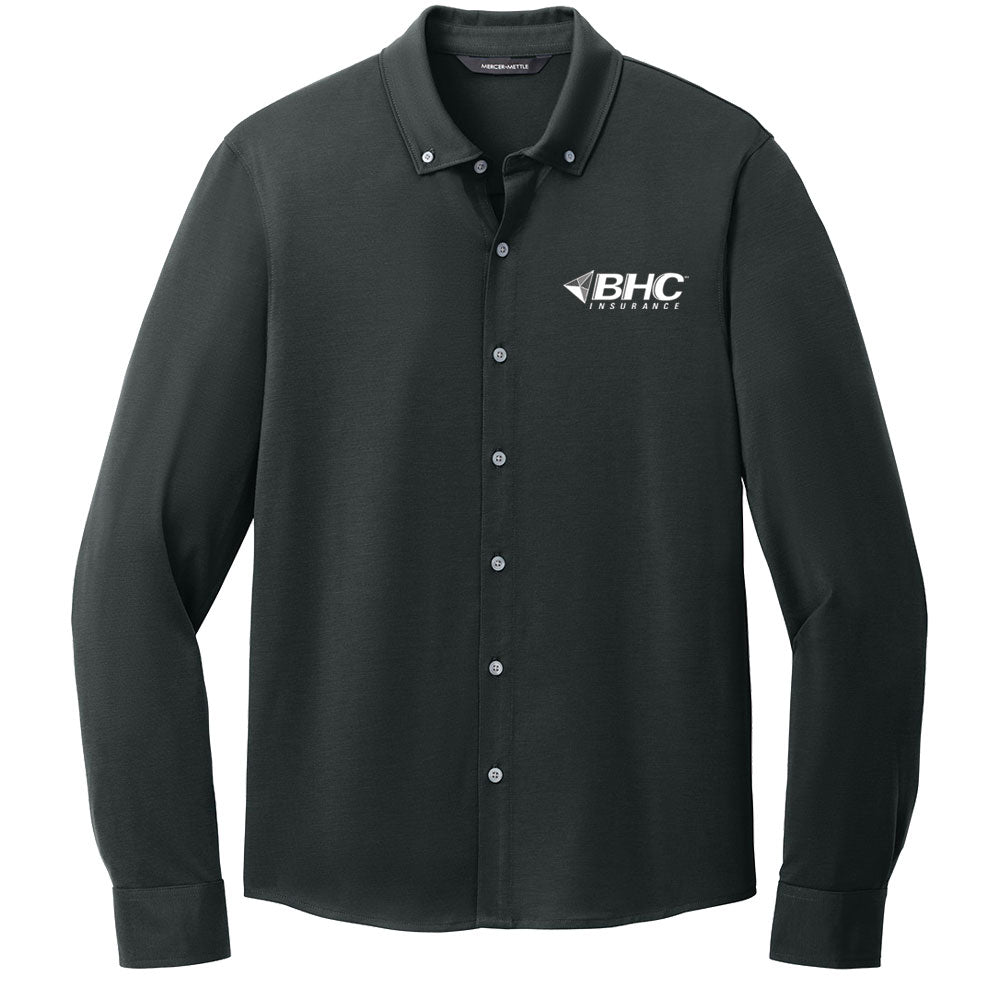 BHC Insurance Men's Stretch Jersey Long Sleeve Shirt