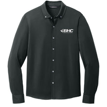 Load image into Gallery viewer, BHC Insurance Men's Stretch Jersey Long Sleeve Shirt

