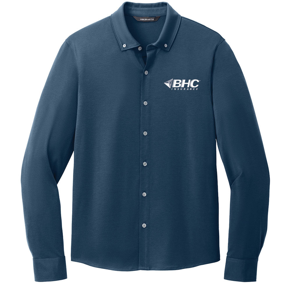 BHC Insurance Men's Stretch Jersey Long Sleeve Shirt