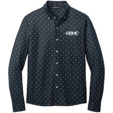 Load image into Gallery viewer, BHC Insurance Men's Stretch Jersey Long Sleeve Shirt
