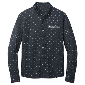 Landmark Men's Stretch Jersey Long Sleeve Shirt