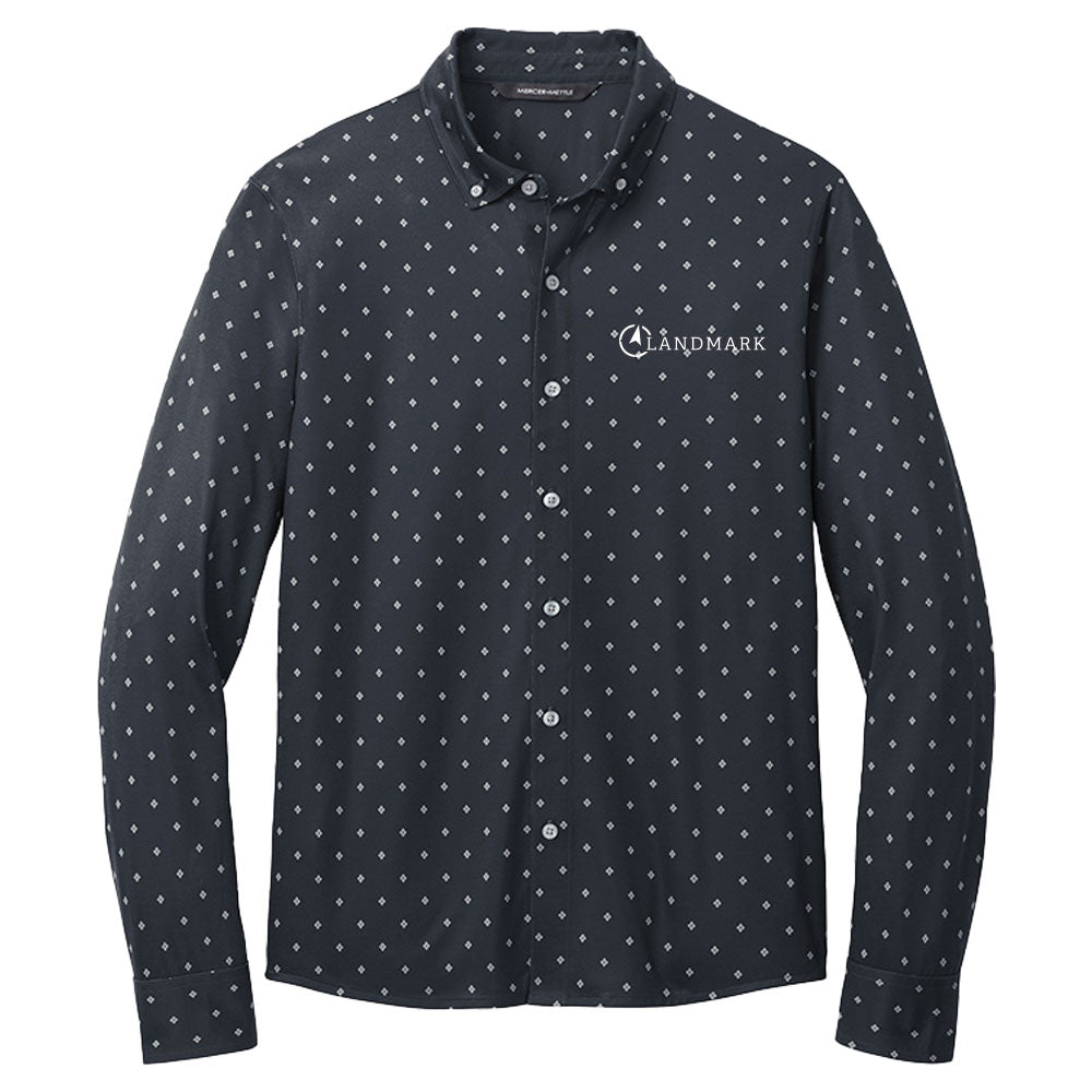Landmark Mercer+Mettle® Men's Stretch Jersey Long Sleeve Shirt