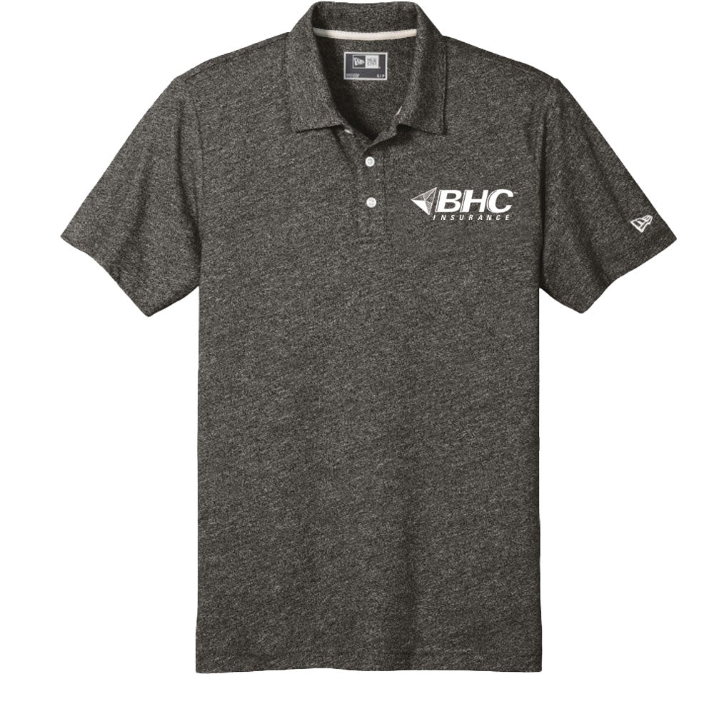 BHC Insurance New Era® Men's Slub Twist Polo