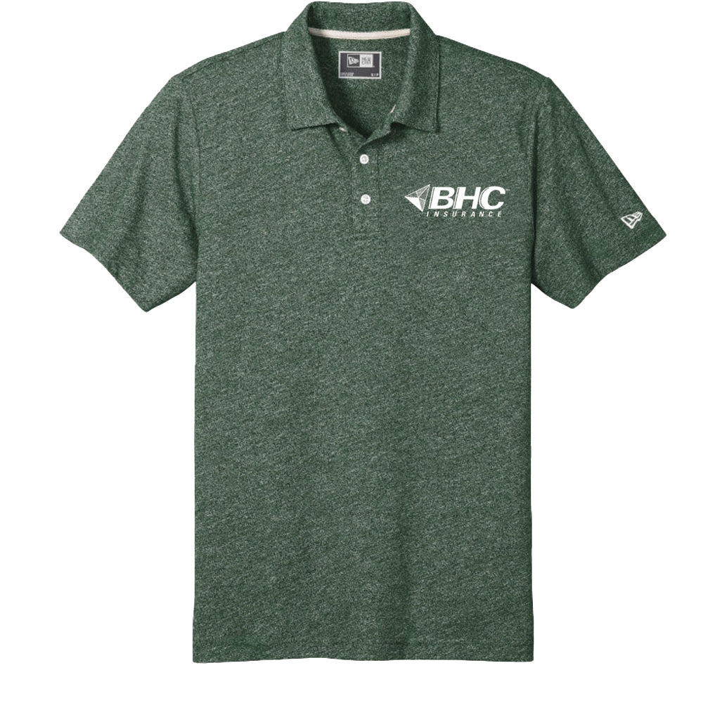 BHC Insurance New Era® Men's Slub Twist Polo